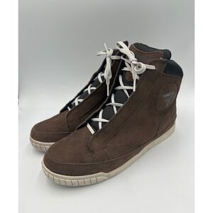 Alpinestars J-6 Waterproof Riding Shoes Mens 10 Brown Suede Moto Boots